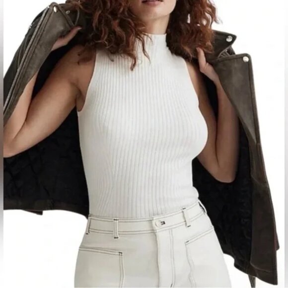 ISO Madewell Pearson Mock Neck Sweater Tank - Picture 1 of 1